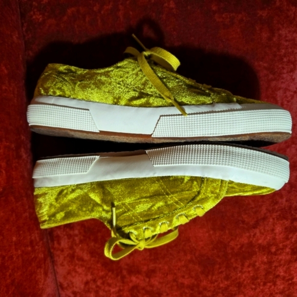 SUPERGA CRUSHED OX VELVET SNEAKERS LACE-UP LOW-TOP NWOT W 7 M 5 1/2 RETRO FLY - Picture 10 of 12